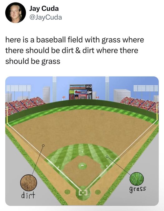 This just looks weird….   #MLB #MLBNews #MLBMemes #Baseball #BaseballSeason #Sports #BaseballLife #XZEmpire #XZSports