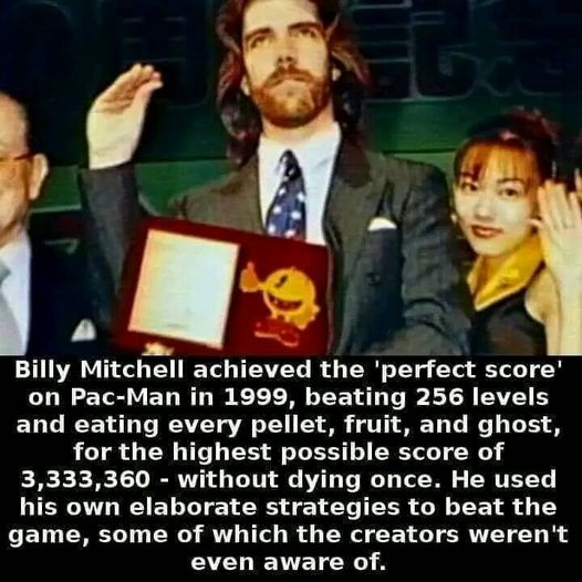 Didn’t even know you could beat the game lol – thought it kept going forever until you DIED!  #PacMan #PerfectScore #Game #Gaming #GamingMemes #Gamers #VideoGames #XZEmpire #XZGaming #BillyMitchell #1999